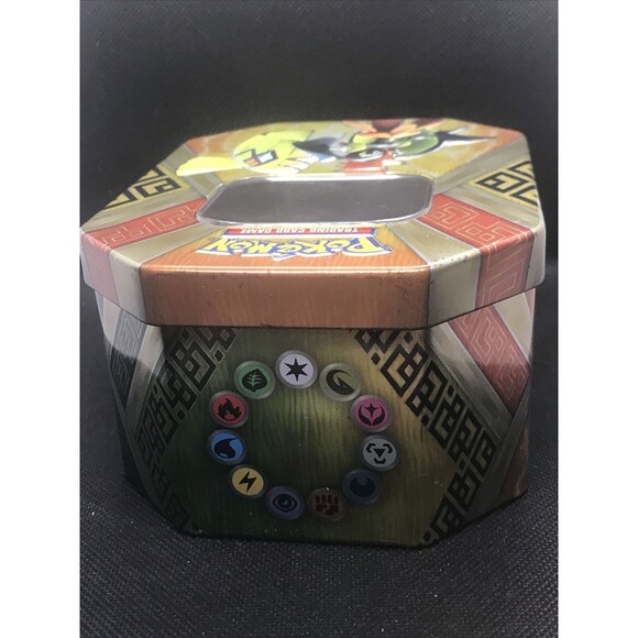 Pokemon Tapu Koko GX Prism Metal Tin - Collectible Card Storage - Picture 4 of 7